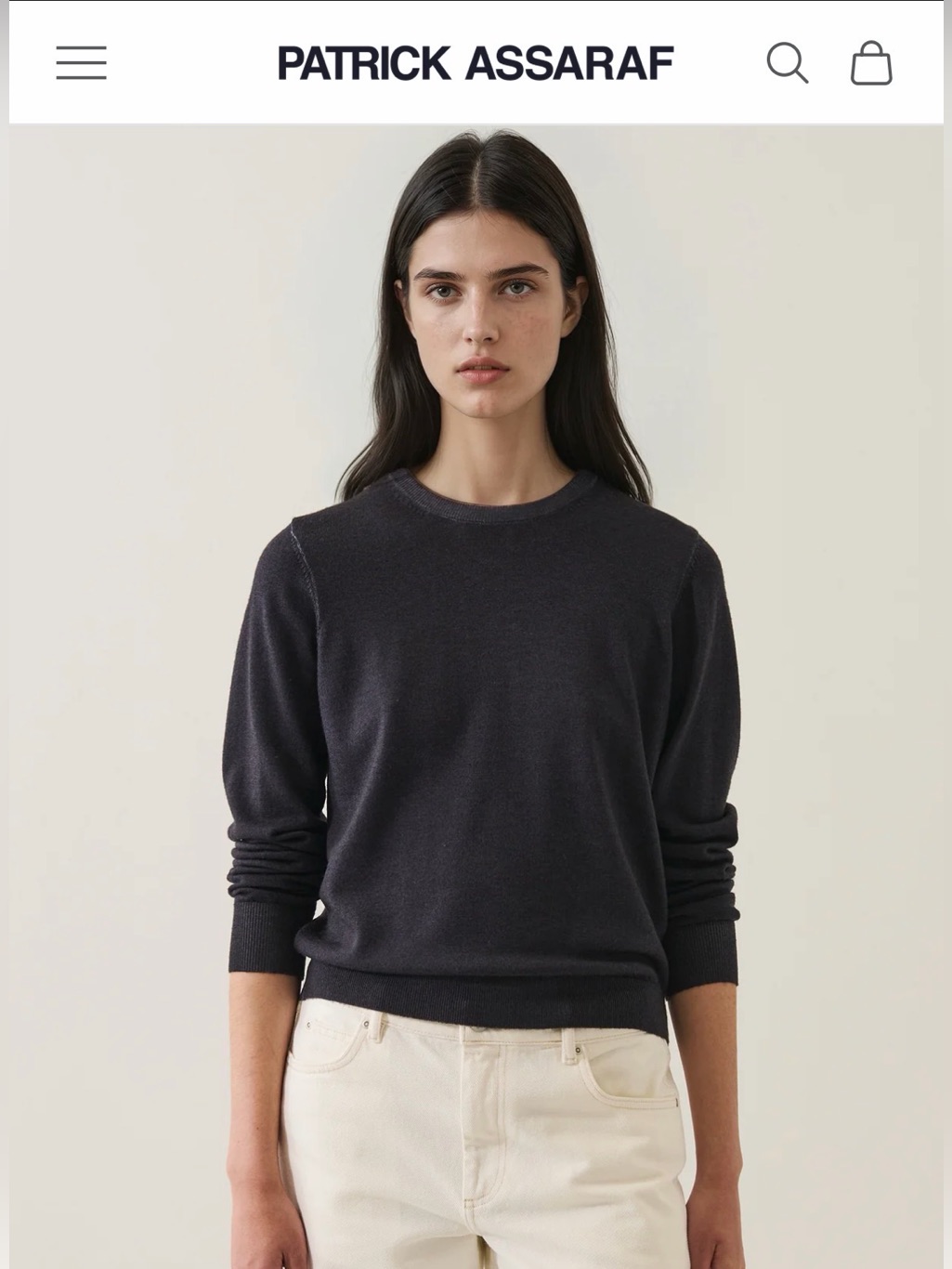 Superfine Merino Vintage Classic Crewneck